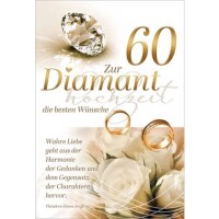 Diamantene Hochzeitskarte