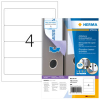 HERMA 10141 Ordneretiketten A4 weiß 192x61 mm...