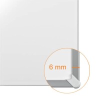 NOBO Whiteboardtafel Premium Plus Emaille, 300x120cm, weiß