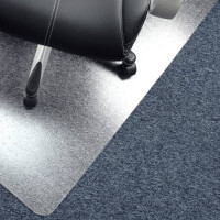 FLOORTEX Bodenschutzmatte für standardflorige Teppichböden, 120 x 150cm, matt-transparent, rechteckig, bis 9 mm Teppichhöhe