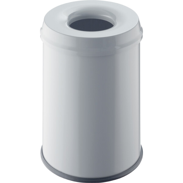 helit Stahl-Papierkorb "the guardian", 15 Liter, schwarz