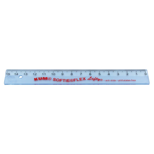 KUM Plastiklineal Sotie Flex Lefty, 15 cm 902.01.19