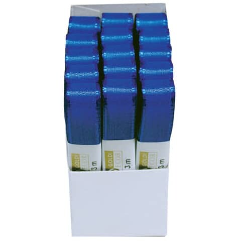 GOLDINA Basic Taftband 15mmx3m d.blau