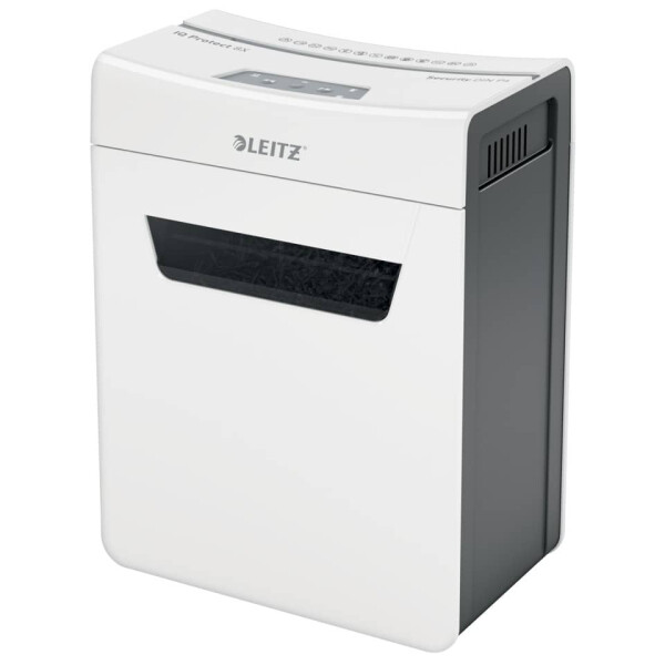 LEITZ Aktenvernichter IQ Protect Premium 8X P4, Partikelschnitt, 8 Blatt, weiß 8091-00-00