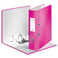 LEITZ Qualitäts-Ordner 180° WOW, A4, 8cm, pink...