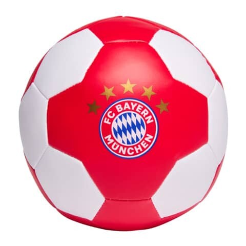 FC BAYERN MÜNCHEN Softball groß Logo rot weiß