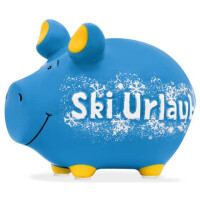 Spardose Schwein klein KCG Skiurlaub