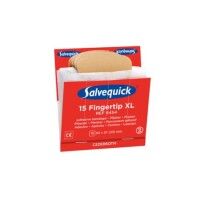 Salvequick Fingerkuppen-Pflaster 6x15St elastisch