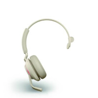 JABRA Headset Evolve2 65 MS Mono+Link 380, kabellos, bluetooth, USB-C, beige