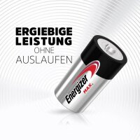 ENERGIZER Batterie Alkali-Mangan Max, LR14 C Baby, 2 Stück E302306701