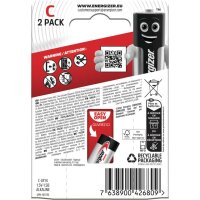 ENERGIZER Batterie Alkali-Mangan Max, LR14 C Baby, 2...
