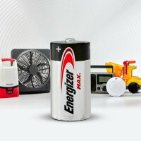 ENERGIZER Batterie Alkali-Mangan Max, LR14 C Baby, 2 Stück E302306701