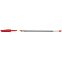 BIC Kugelschreiber Cristal Original, Strichfarbe: rot