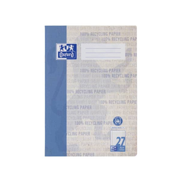 OXFORD Schulheft A4 16 Blatt Lineatur 27, 90g blau
