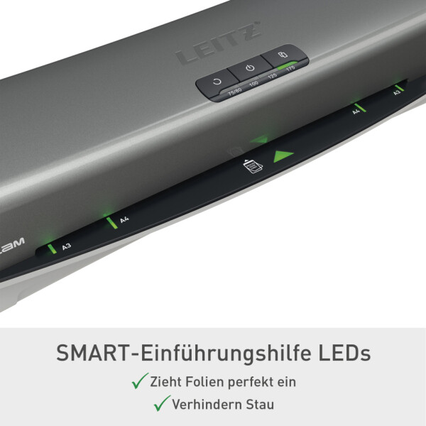 LEITZ Laminator iLAM Office Pro A3, 80-175my, silber 7518-00-84