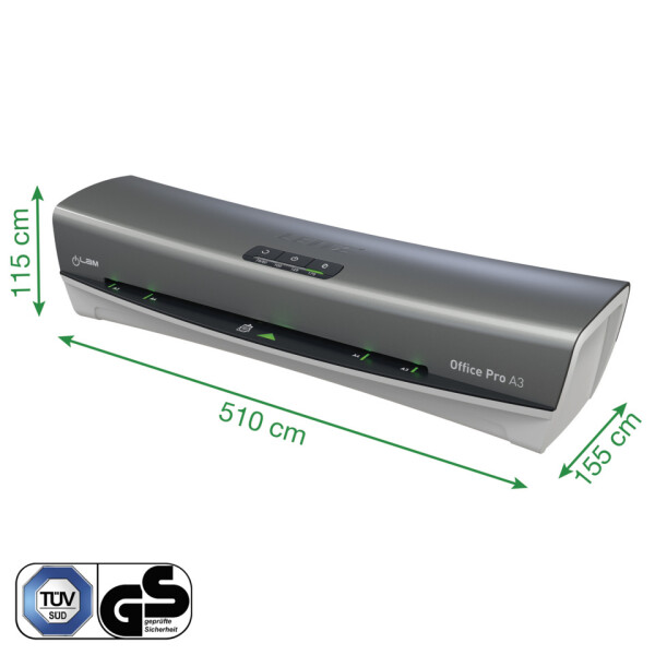 LEITZ Laminator iLAM Office Pro A3, 80-175my, silber 7518-00-84