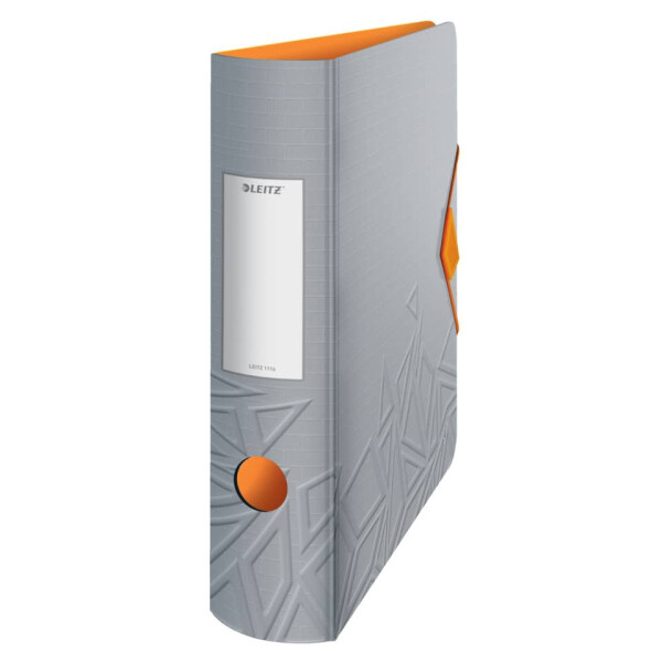 LEITZ Qualit&auml;ts-Ordner Active Urban Chic, A4, 82mm, PP, dunkelgrau 1116-00-88