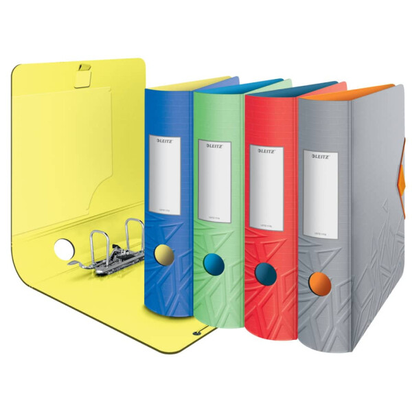 LEITZ Qualit&auml;ts-Ordner Active Urban Chic, A4, 82mm, PP, dunkelgrau 1116-00-88
