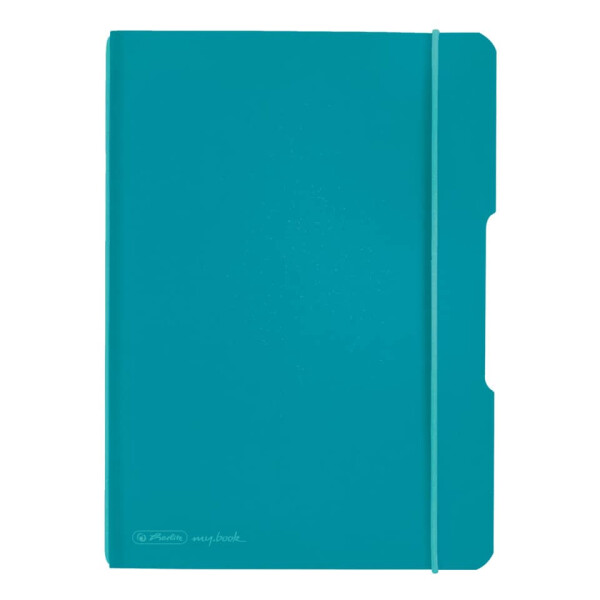 HERLITZ Notizheft my.book flex, A5, 40 Blatt, kariert, t&uuml;rkis 300004990