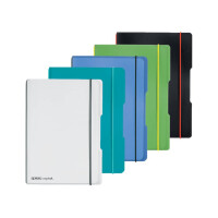 HERLITZ Notizheft my.book flex, A5, 40 Blatt, kariert, türkis 300004990