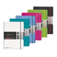 HERLITZ Notizheft my.book flex, A5, 40 Blatt, kariert, türkis 300004990