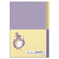 RNK Notizbuch "Eule", A5, 96 Blatt, dotted 46812