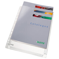 LEITZ Maxi Prospekthülle Standard, A4, PVC, genarbt,...