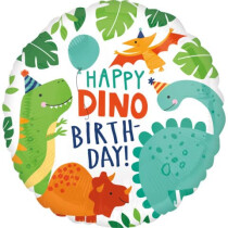 AMSCAN Folienballon Dinosaurier Happy Birthday