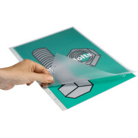 GBC Laminierfolientasche, DIN A4, Abheftlochung, 250 mic