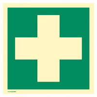 MOEDEL Erste Hilfe, ISO 7010, Kunststoff...