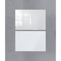 sigel Glas-Magnettafel Artverum, 150x100cm, matt, super-weiß 150x100cm