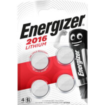 Energizer Knopfzellen-Batterie Lithium CR2016 85 mAh 4...