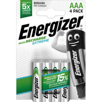 Energizer Batterie Akku Extreme Micro (AAA HR03) 800 mAh...
