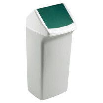 DURABLE Papierkorb 40l Polypropylen weiß grün