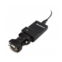 Lenovo Monitoradapter,USB-3.0 zu DVI VGA,20cm,schwarz
