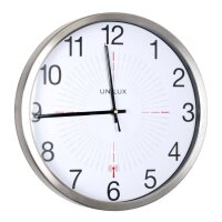 UNILUX Wanduhr OUTDOOR Funk Ø35,5 cm metallgrau 400094566