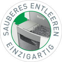 LEITZ Aktenvernichter IQ Protect Premium 4M P5, Mikro-Partikelschnitt, 4 Blatt, weiß 8094-00-00