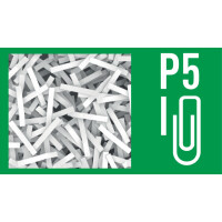 LEITZ Aktenvernichter IQ Protect Premium 4M P5, Mikro-Partikelschnitt, 4 Blatt, weiß 8094-00-00