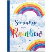 RNK Verlag Notizbuch A4 96Blt blanko Over the Rainbow