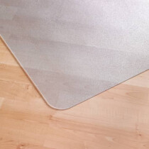 FLOORTEX Bodenschutzmatte für harte Böden, 120 x 150cm, transparent, rechteckig