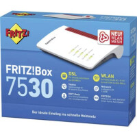 FRITZ! WLAN Router Box AX 7530 weiß rot