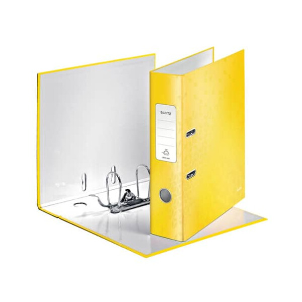 LEITZ Qualitäts-Ordner 180° WOW, A4, 8cm, gelb metallic