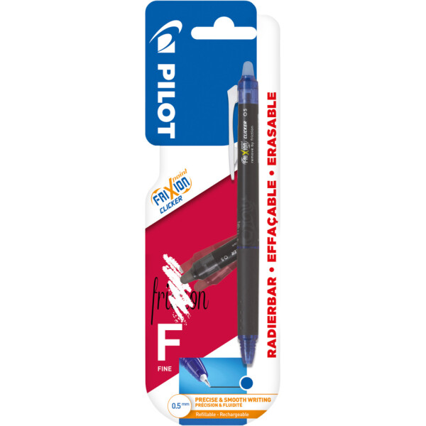 PILOT Tintenroller FriXion Point Clicker, 0,3mm, blau BLRT-FRP5-L