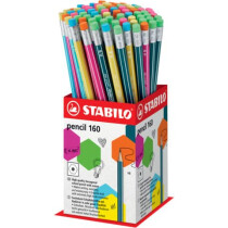 STABILO Bleistift mit Radierer pencil 160 Kleindisplay,...