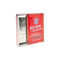 FC BAYERN Metallschild 2er-Set Logo rot 29260