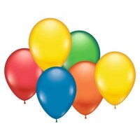 STYLEX Luftballon 15ST farbig sortiert