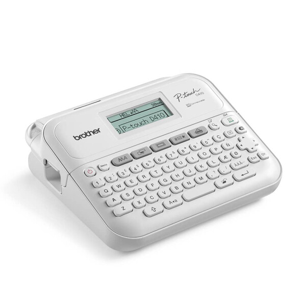 BROTHER Beschriftungsger&auml;t P-touch D410VP QWERTZ, wei&szlig; PTD410VPRG1