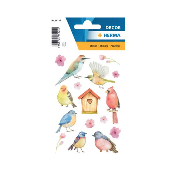 HERMA Sticker Singvögel