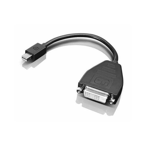 Lenovo DisplayPort Adapter,Single Link,20cm,schwarz
