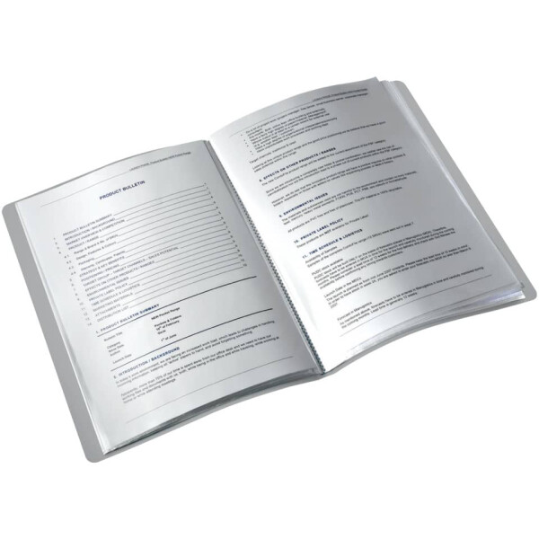 LEITZ Sichtbuch Style, A4, PP, 40 Hüllen, satin schwarz 39590094